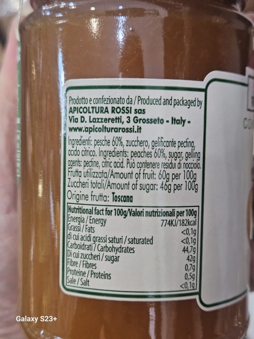 CONFETTURA EXTRA DI PESCHE TOSCANE - immagine 2