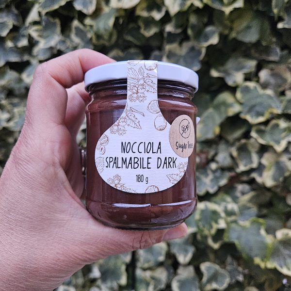 NOCCIOLA SPALMABILE DARK Nocciole delle Langhe 180 GR senza zucchero
