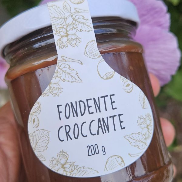 NOCCIOLA SPALMABILE FONDENTE CROCCANTE  180 GR