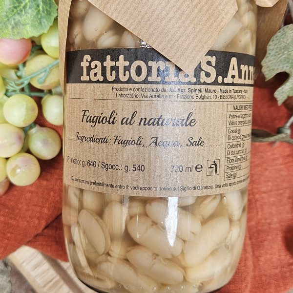 FAGIOLI AL NATURALE FATTORIA S.ANNA (BIBBONA)